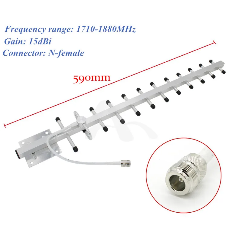 4G антенна 4g Антенна yagi LTE1800MHz наружная антенна 15dBi внешняя антенна с N мама для мобильного усилителя сигнала