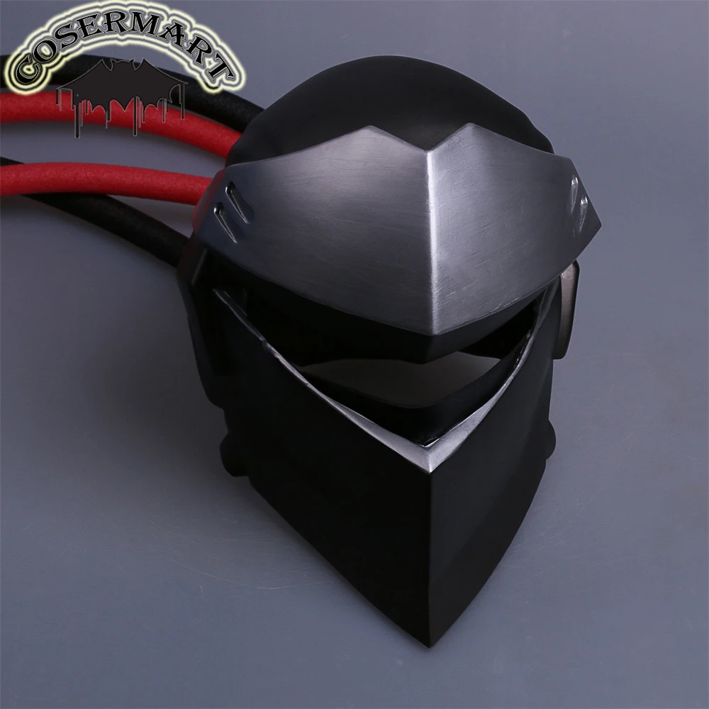 New Over and watch Genji Overhead Mask Cosplay Costumes PVC OW Helmet Game Halloween Party Prop