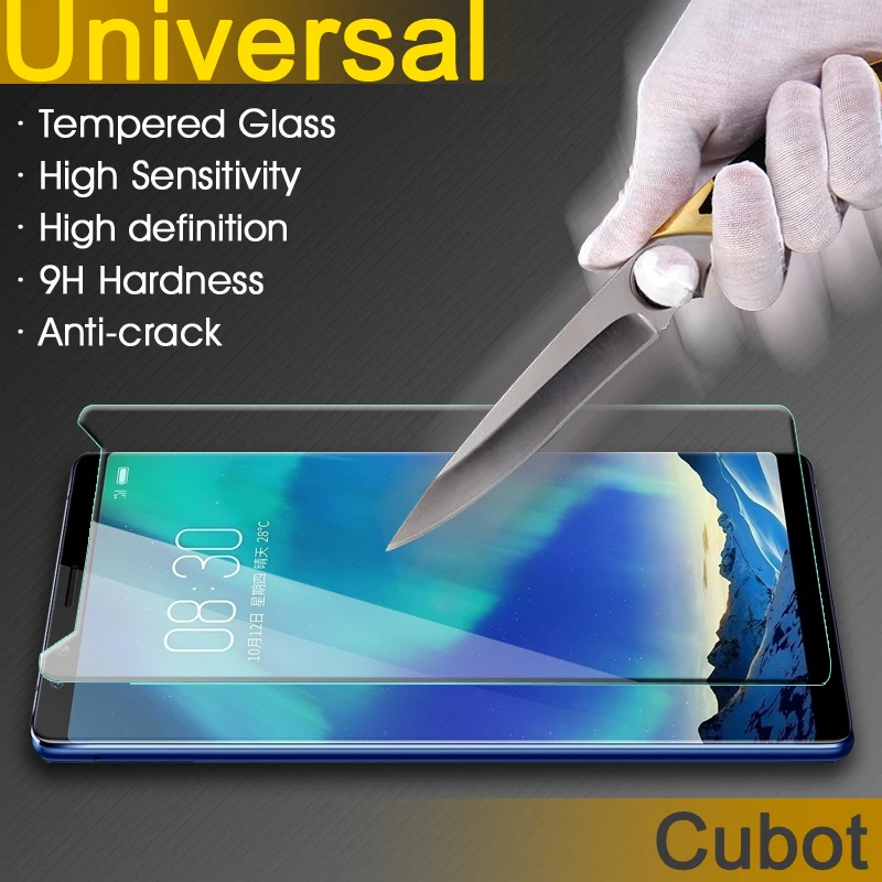 5.0 inch Unique Tempered Glass Screen Protector For Cubot S308 Universal 9H 2.5D Protective Film s 308 | Мобильные телефоны и