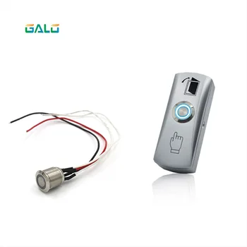 

GALO Metal Annular Push Button Switch Ring LED light with NO COM Door Access Control System Exit Button Exit Switch