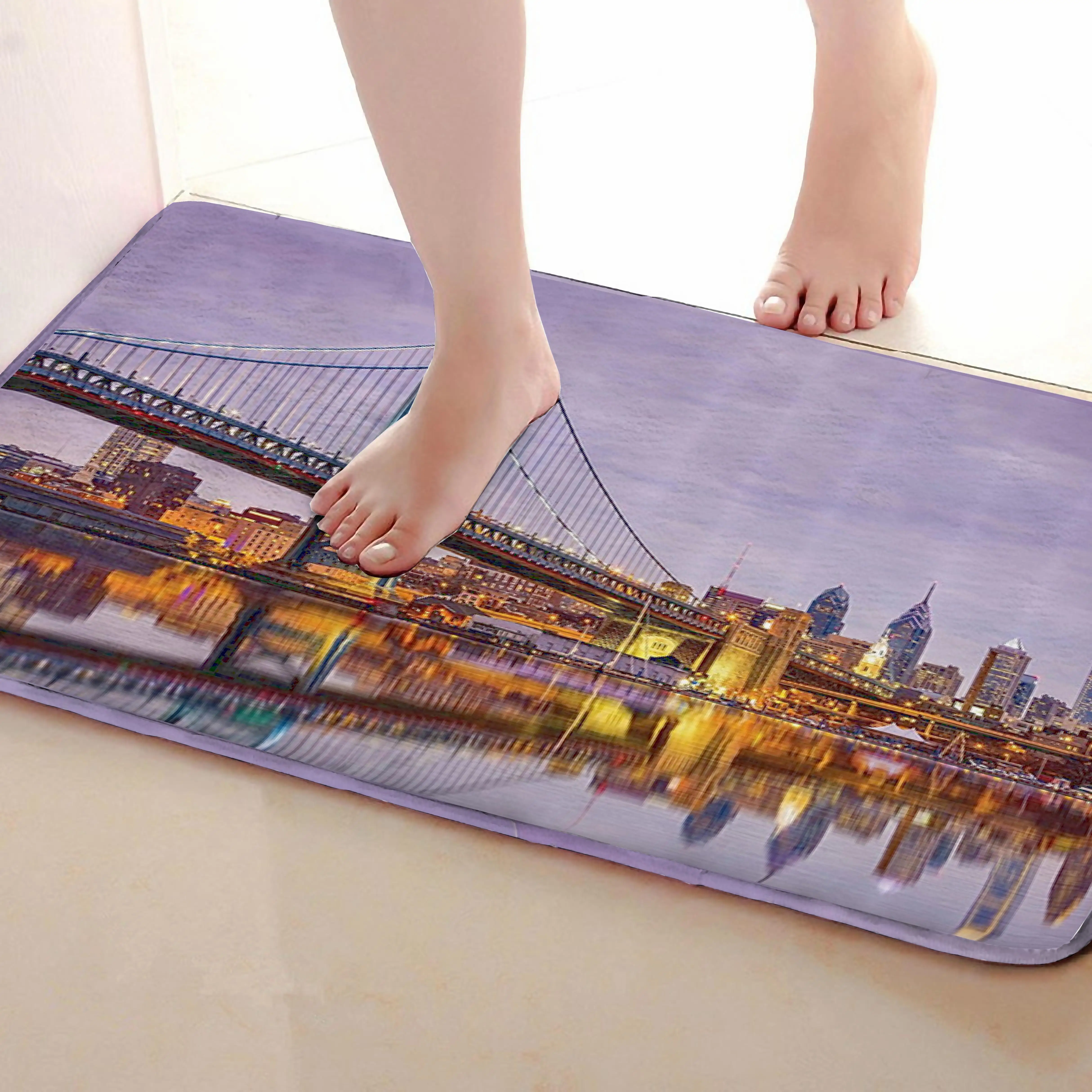 Мост Стиль открытый Коврики S, забавные Нескользящие Для ванной Коврики, двери Коврики S, дверь входная Коврики s