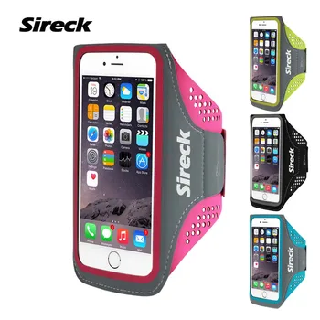 

Sireck Running Bag 5.0 5.8 Inch Sport Arm Phone Holder Package Women Men Jogging Belt Fitness Pouch Gym Bag Running Accessories
