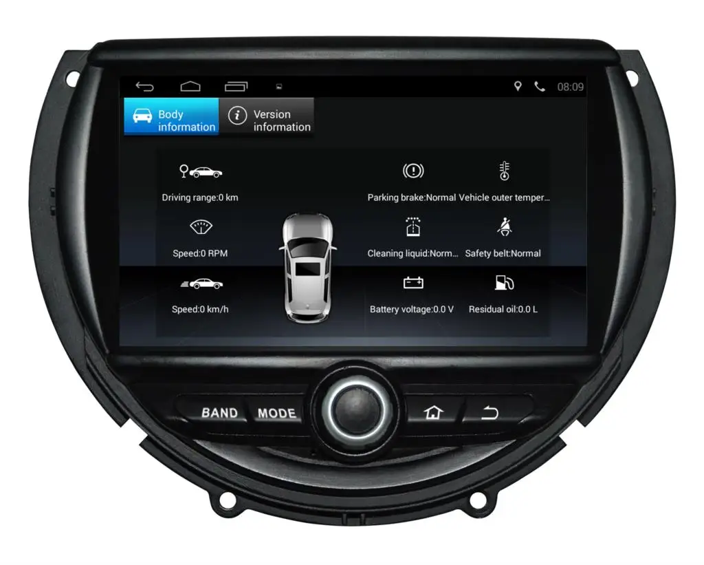 Clearance Quad core 1024*600 HD screen Android 9.0 Car DVD GPS radio Navigation for Mini Cooper 2014-2016 with 4G/Wifi DVR OBD mirror link 18