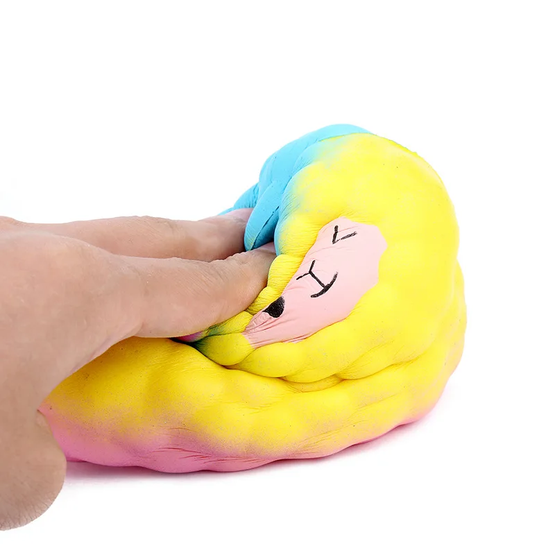 Мягкая имитационная модель игрушки красочные Овцы медленный отскок игрушка Vent игрушка jooyoo
