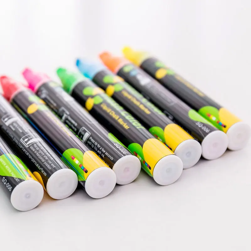 Стираемые флуоресцентный маркер ручка Цветной маркер для Открытый офис планирования рекламные письма канцелярские