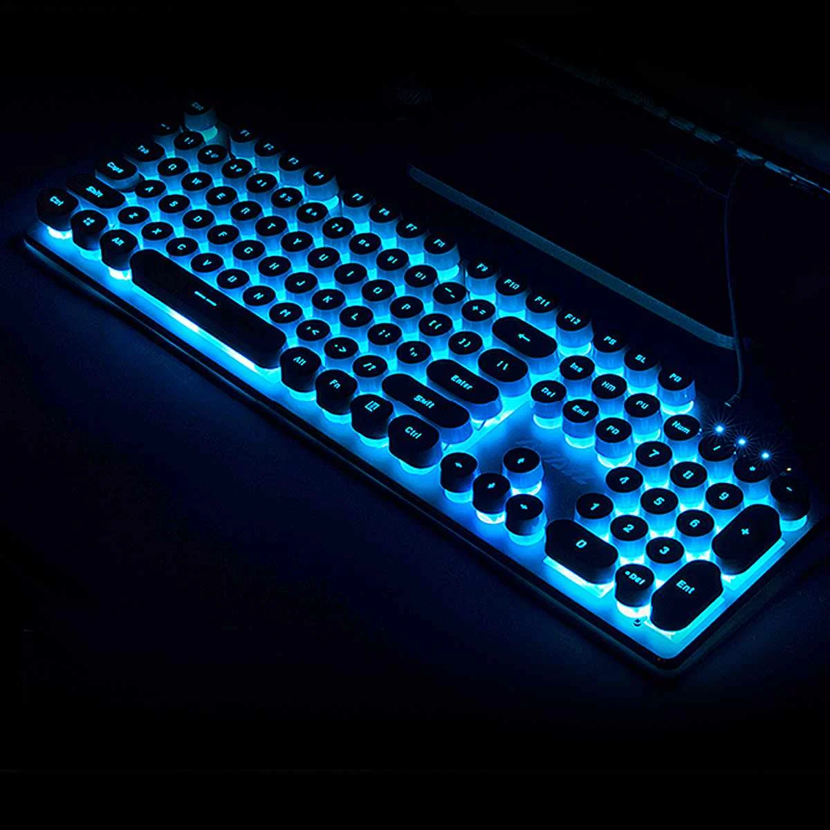 

LED 104Keys Gaming Backlight Keyboard USB Wired with RGB Backlight Gamer Backlight Gamer Keyboard for PC Computer