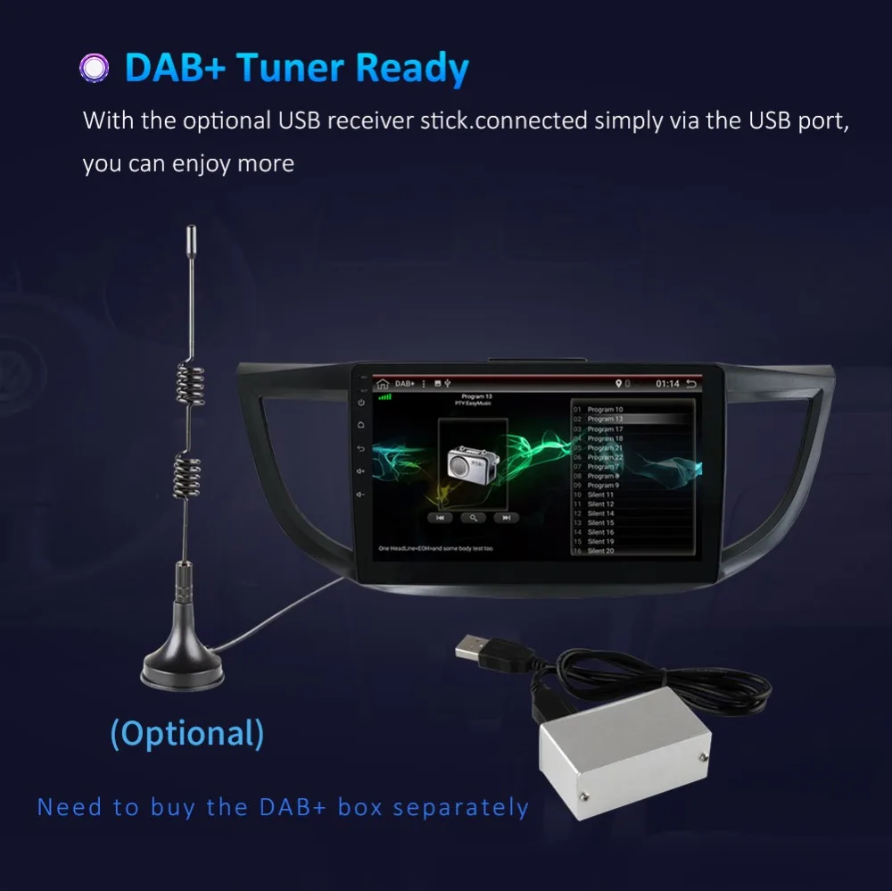 Best Bosion Android 8.1 Radio Multimedia Player Car DVD GPS Navigation For HONDA CRV 2012-2015 Autoradio WIFI with free camera 16