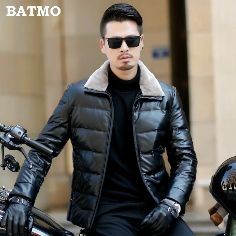 Batmo 2019 Новое поступление зимние высококачественные PU 90% белый утиный пух шерсть