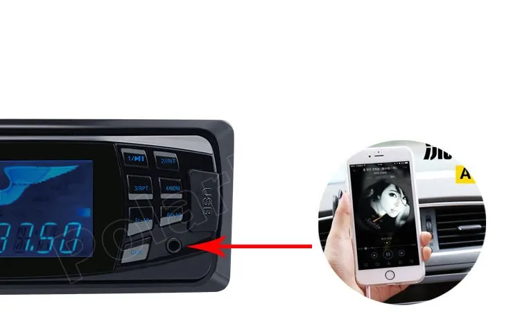 Авто Автомобильный радиоприемник C-2786 Bluetooth SD USB MP3-плеер 12 В 1Din высокое качество In-dash пульт дистанционного управления Эл