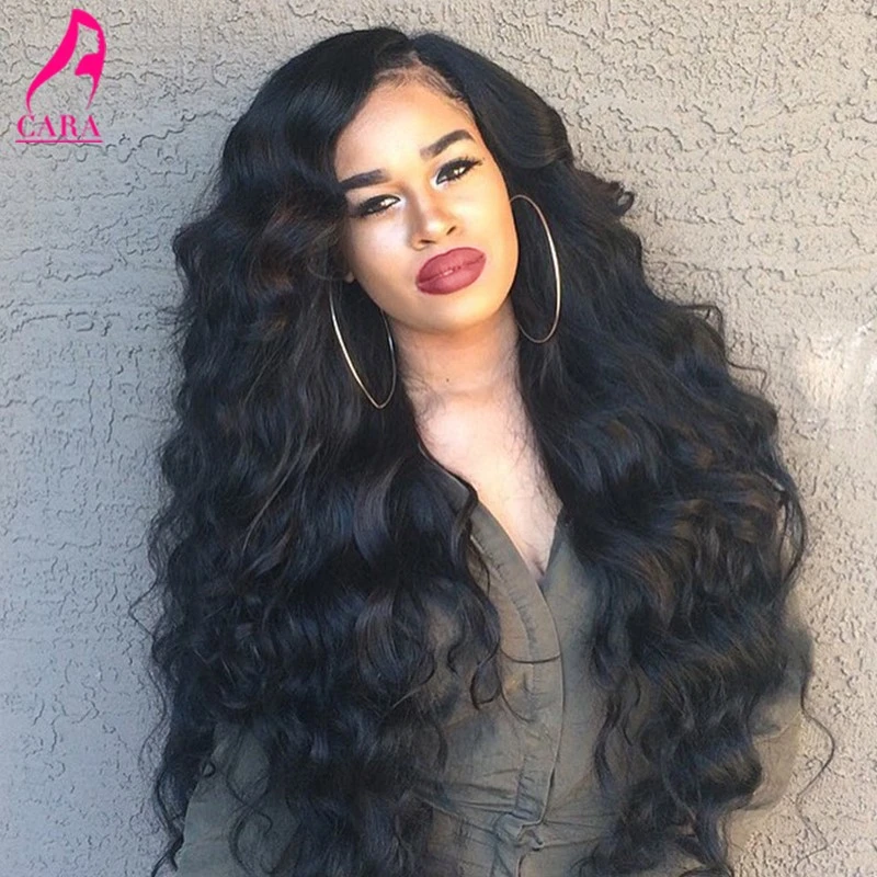 Glueless Full Lace Human Hair Wigs 250% Density Lace Front Human Hair Wigs 7A Brazilian Wavy Wig Lace Front Wigs For Black Women
