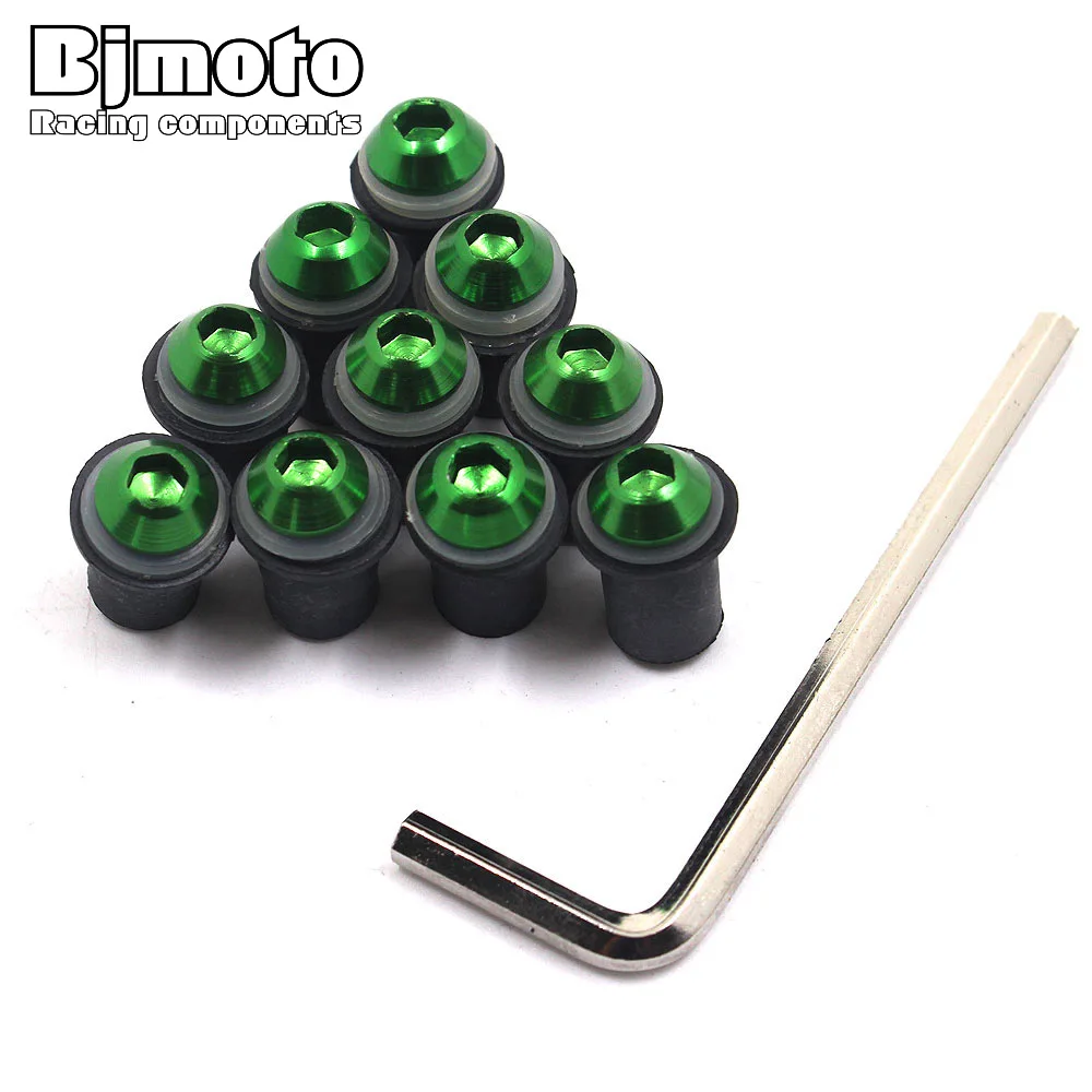 

BJMOTO Motorcycle Windscreen Windshield Bolts Screws Kit For Yamaha XJ600 XJ900 XJ400 XT600 R1 R6 R3 R25