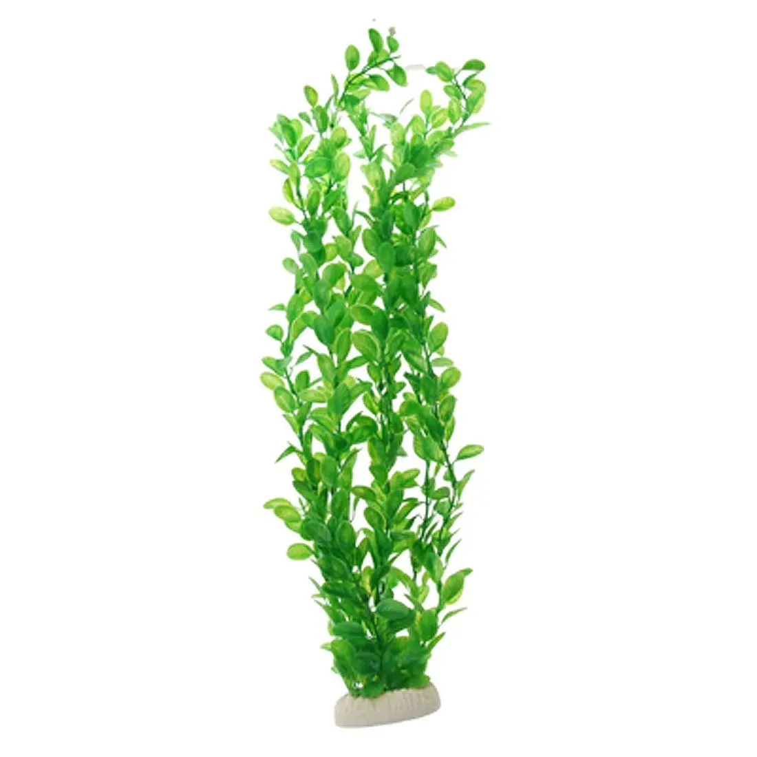 Green Plastic Plants Aquarium Tank Decoration, 20 Inch Longin