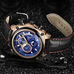 Montre Homme 2019 LIGE для мужчин s часы лучший бренд класса люкс бизнес часы для мужчин кожаные хронограф с ремешком кварцевые наручные