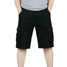 MUQGEW Короткие штаны по колено дышащие летние Для Мужчин's стиль хлопок мульти-комбинезоны с карманами шорты, модные штаны для девочек# G4