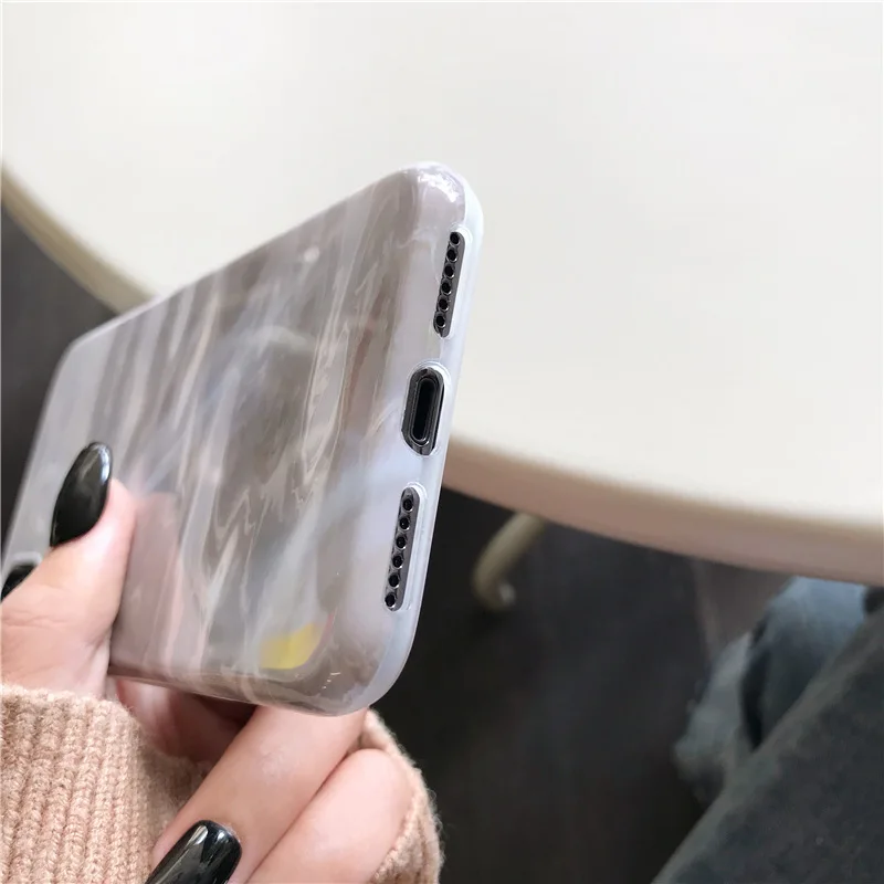UTOPER Wasser Welligkeit Vintage Fall Für iPhone X XR XS Max Fällen Weiche TPU Silikon Abdeckung fü