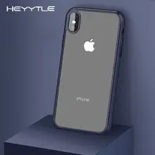 

Heyytle Transparent Acryli Business Phone Case For iPhone XR XS MAX X 8 7 Plus Cases Luxury TPU Back Cover Ultra-Thin Shell