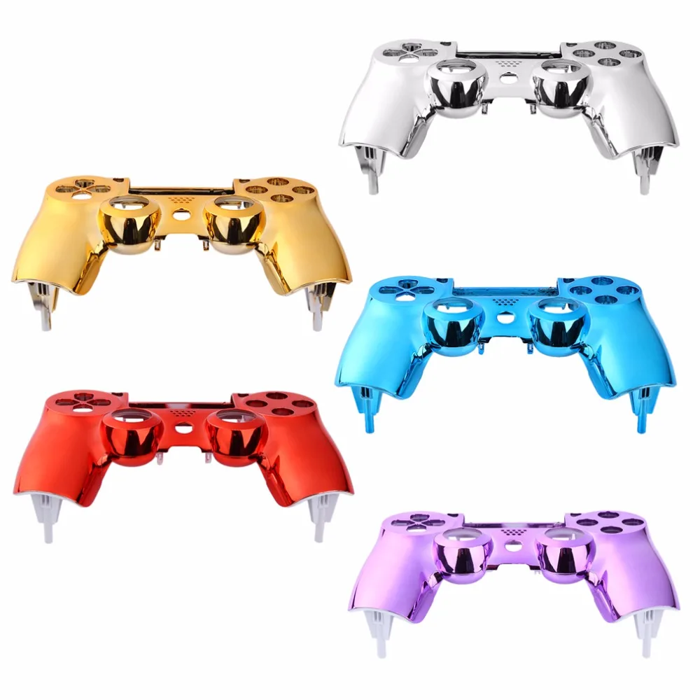 

Replacement Plating Front Housing Shell Case Cover For PlayStation DualShock 4 PS4 Controller