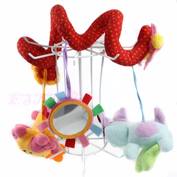 

Cute Animal Handbells Developmental Toy Bed Bells Rattle Soft Toys For Kids Baby