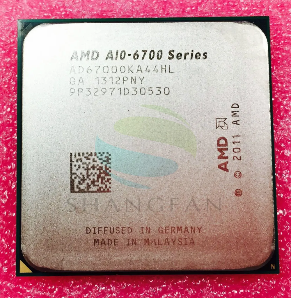 Процессор AMD A10 6700 A10 6700K 3,7 Ghz 65W четырехъядерный процессор AD6700OKA44HL разъем FM2 с процессорным охлаждающим вентилятором без оригинальной коробки