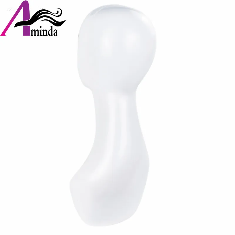 Plastic Wig Making Mannequin Head Afro Makeup Model Head With Long Neck For wigs hat display  (7)