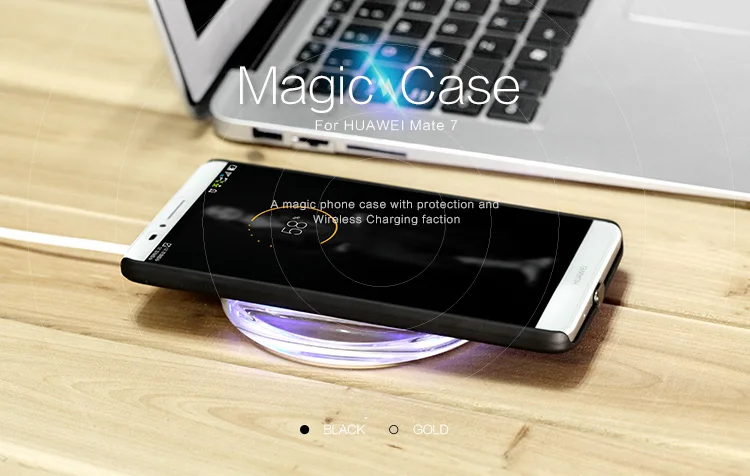 Huawei Коврики S Беспроводной Зарядное устройство NILLKIN Magic чехол зарядки приемник Беспроводной Зарядное устройство для huawei Ascend Коврики S