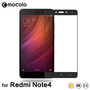 

Mocolo Xiaomi redmi note 4 screen protector glass ultra thin 2.5D 9H full cover two versions Xiomi redmi note 4 tempered glass
