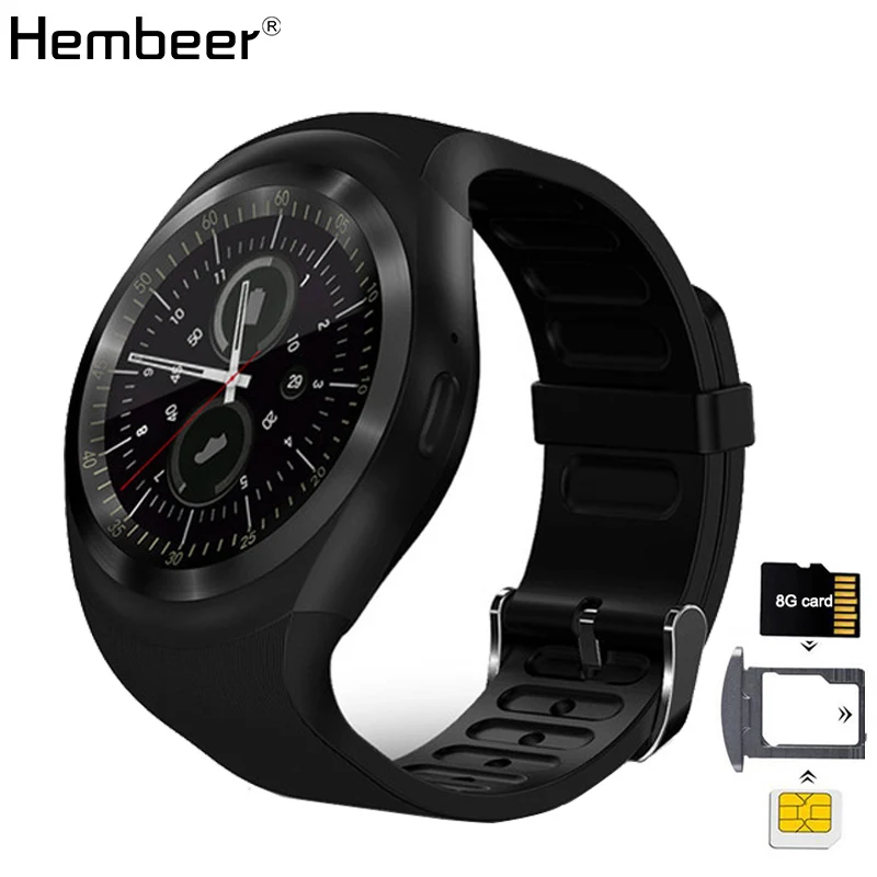 

Gift for Father's Day Smart Watch Android Smartphone SIM TF card Remote Camera Sports Pedometer Smartwatch Men reloj inteligente