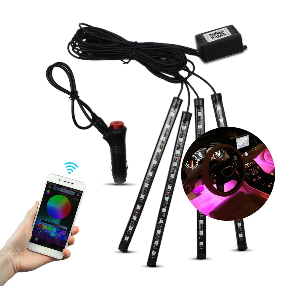 12led car led strip light with wifi control (8)