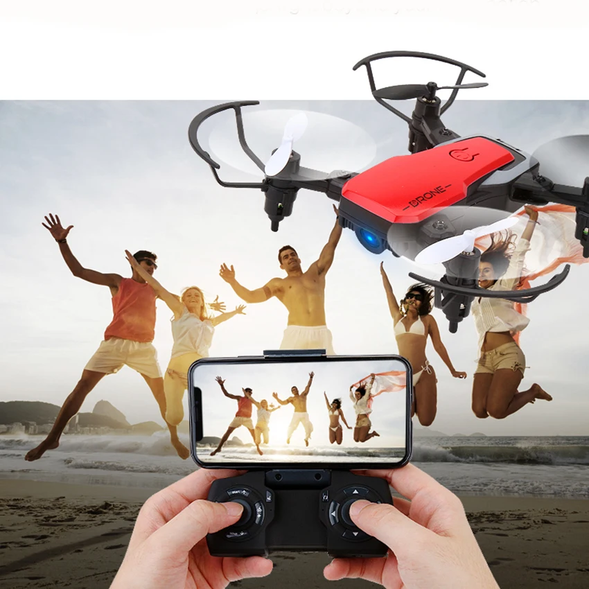 RC Quadrocopter Pocket Dron with 2MP HD Wide Angle Camera Foldable Drone Rc Helicopter with Gravity Sensor VS JJRC H31 S9 S9W