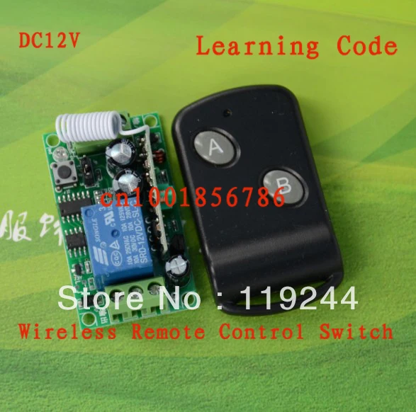 

DC12V10A 1CH 1 Receiver And 1 Transmitter FOR Entrance guard door easy to install Learning code