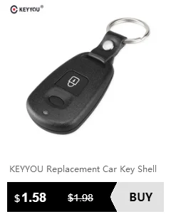 KEYYOU 3 кнопки флип складной пульт дистанционного Fob чехол с удерживайте кнопку коврик для автомобильного ключа для hyundai I30 IX35 акцент Kia K2 K5