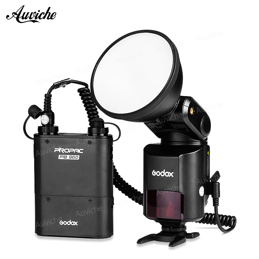 

Godox WITSTRO AD360 360WS High Power External Portable Flash Speedlite with PB960 Lithium Battery Pack for canon nikon