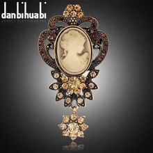 danbihuabi danbihuabi HOT Sale Germany Rhinestone brooch pins Flower Shape broche New Wedding brooches for women