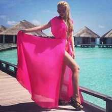 ФЛУОРЕСЦЕНТНОЕ зеленое парео с рукавом, пляжное покрывало, Цветочный бикини, покрывало, купальник для женщин, халат De Plage, пляжный купальный костюм, покрывало