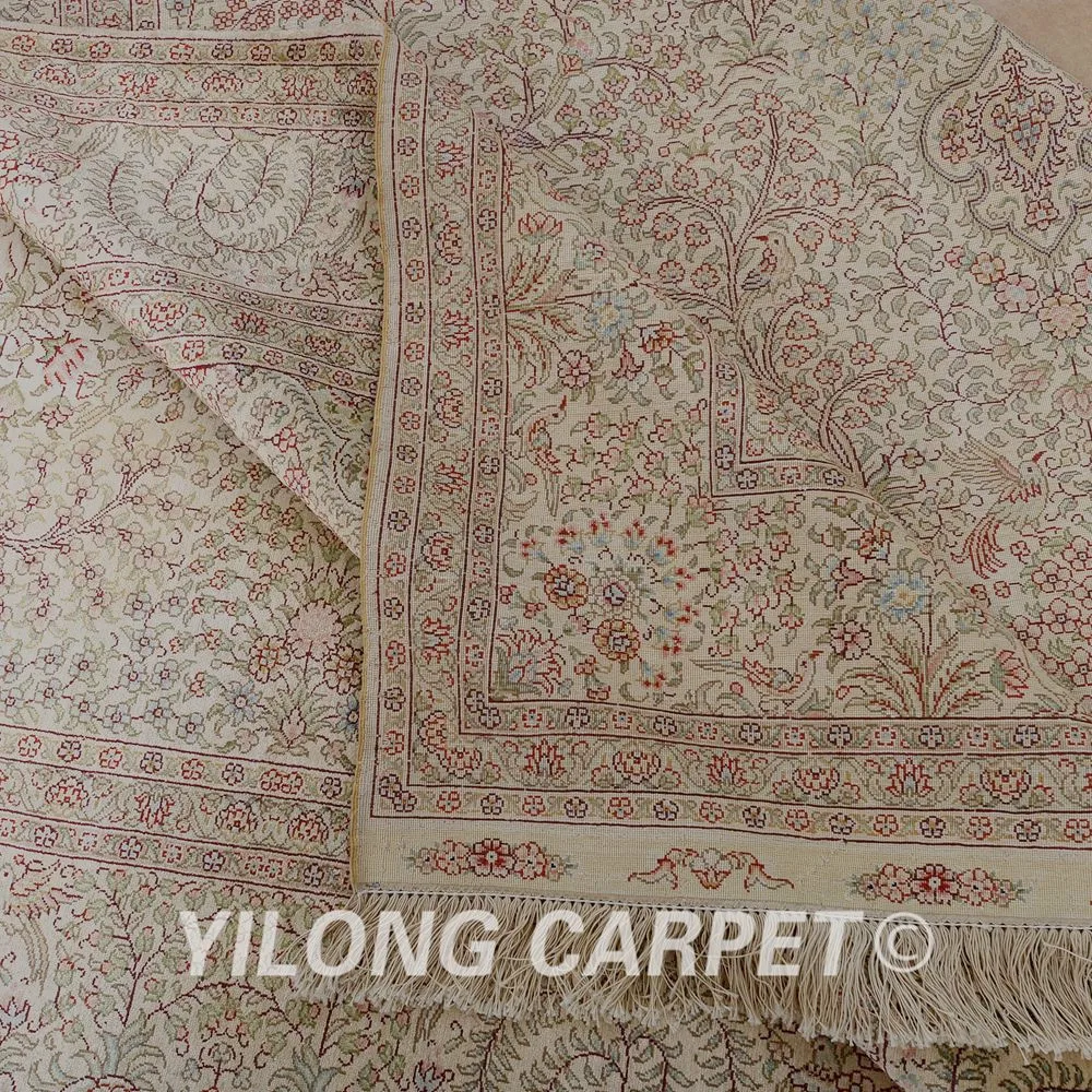 Yilong 6'x9' ручной работы Традиционный Ковер vantage бежевый ручной работы Турецкий Дизайн области ковер(0980
