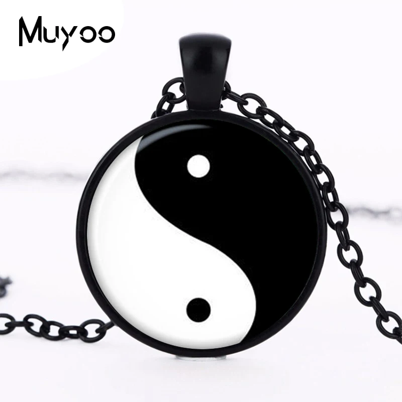 

Ying Yang Pendant Ying Yang Necklace Ying Yang Sign Jewelry Magic Sign Zen HZ1