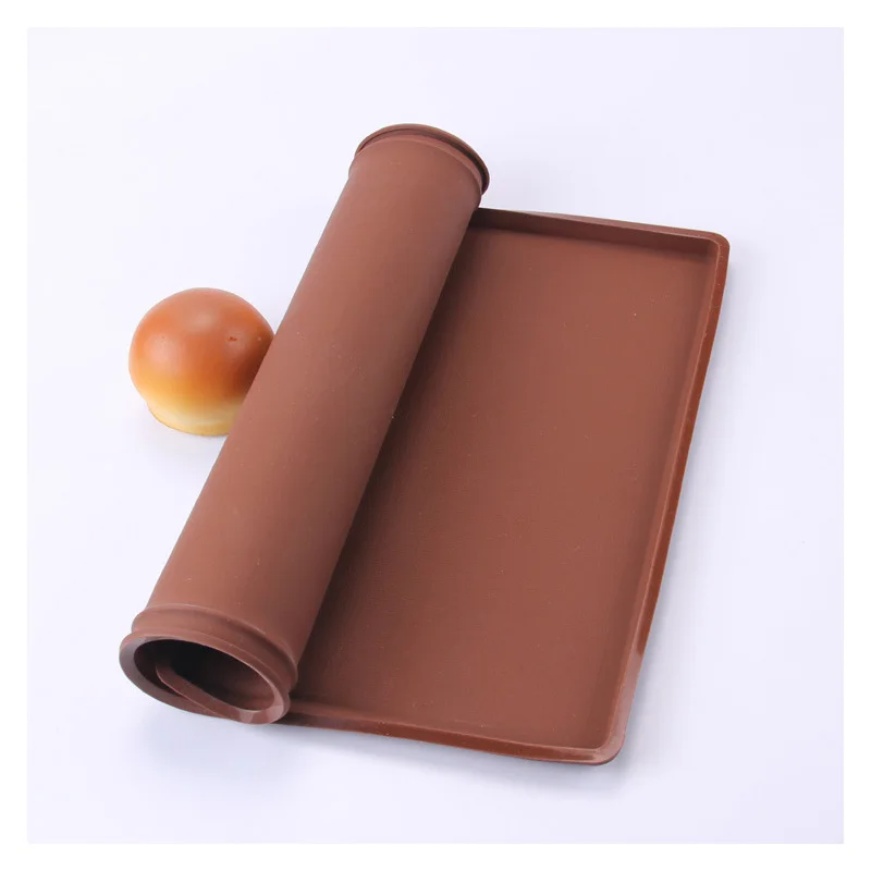 Baking Mat Swiss Roll Cake Roller Pad Non-stick Functional Cookie Sheet Silicone Oven Liner 