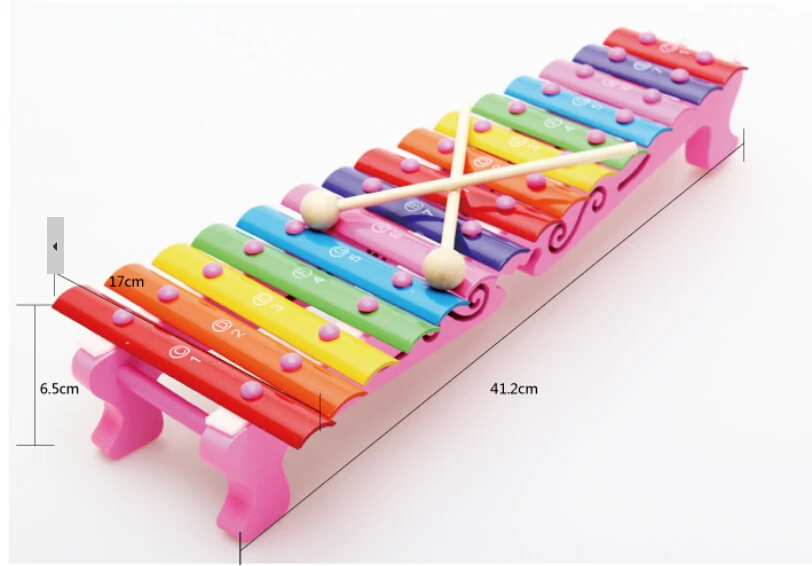 Подлинный умный звук из дерева 15 алюминиевый ручной стук пианино ксилофонная музыка супер-точное качество Раннее детство образовательный ai