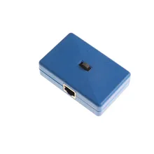 Мини 2 порта Rj45 Внутренний/внешний сетевой переключатель сплиттер коробка Избегайте Кабельный разъем