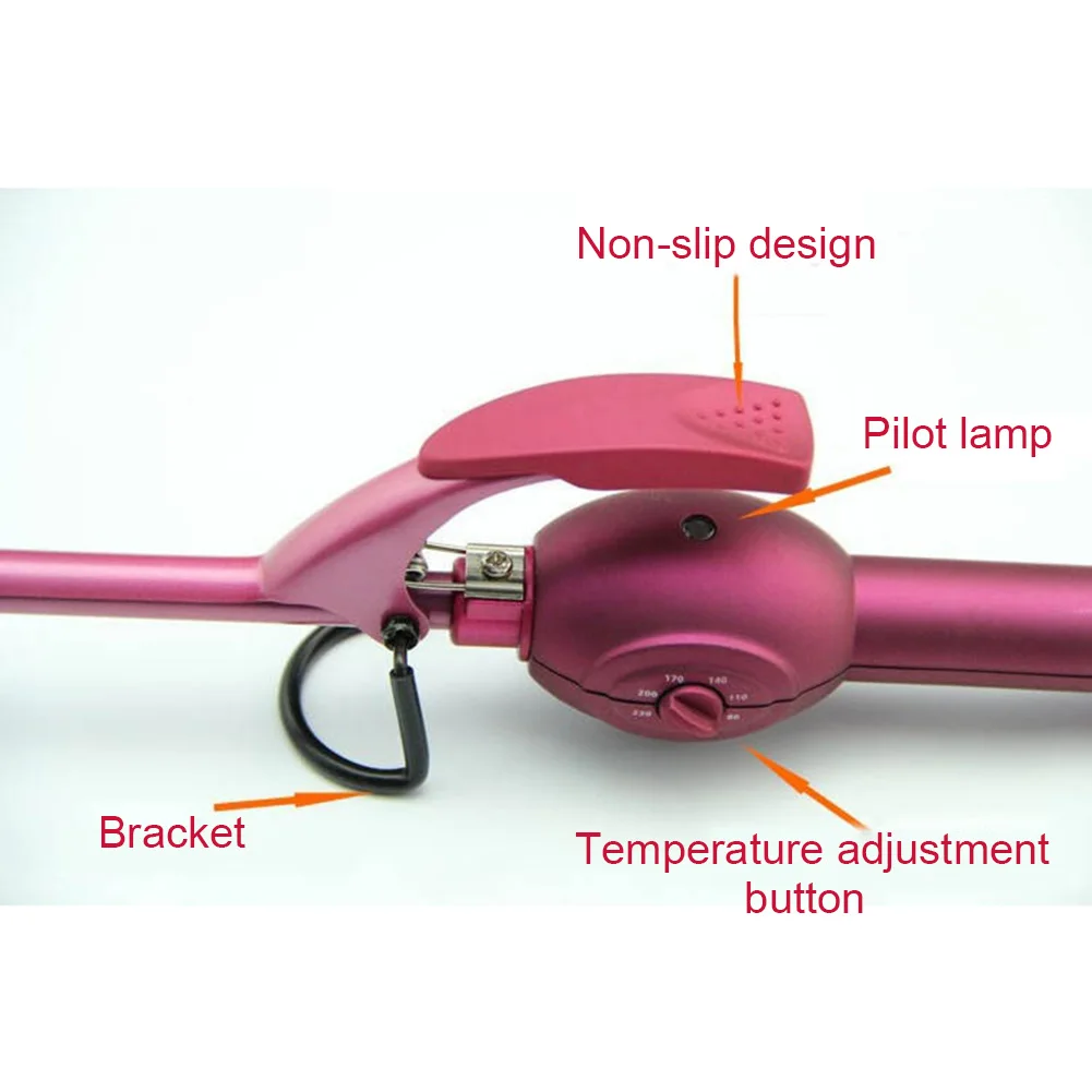 

Best 9mm Mini Hair Curler for Men Women Curling Iron Wand Roller Beauty Hairstyle Tools QQ99
