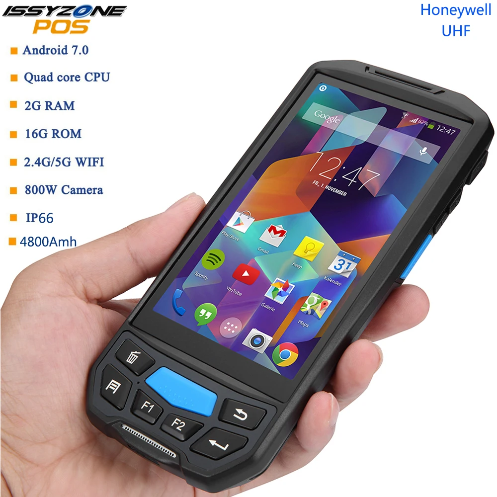 يده PDA الروبوت 7.0 المحمولة 1D/2D الباركود QR رمز ماسحة POS محطة وعرة 4G WIFi اللاسلكية هانيويل الباركود ماسحة يده PDA الروبوت 7.0 المحمولة 1D/2D الباركود QR رمز ماسحة POS محطة وعرة 4G WIFi اللاسلكية هانيويل الباركود ماسحة