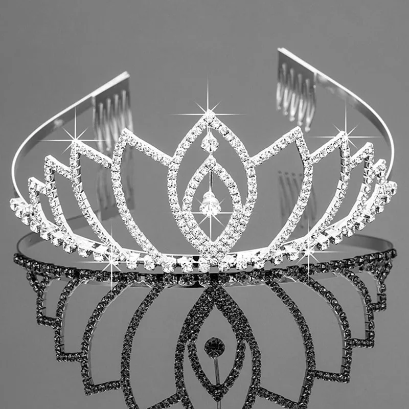 Новинка, диадемы и короны, корона принцессы, украшения для волос, свадебная корона, аксессуары, ювелирные изделия, свадебная тиара для выпускного вечера, вечерние, подарок - Окраска металла: zcd036