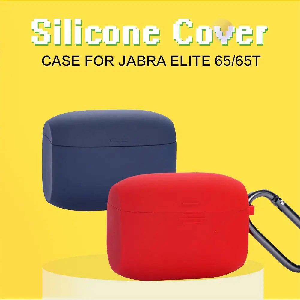 

New Silicone Case Protective Cover For Jabra Elite 65/65T High Quality Shockproof Waterproof Earphone Protective Case