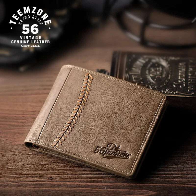 

Brand Cow Leather Men Wallets Fashion Male Purse Function Brown Genuine Leather Men Wallet With Card Holders Personality