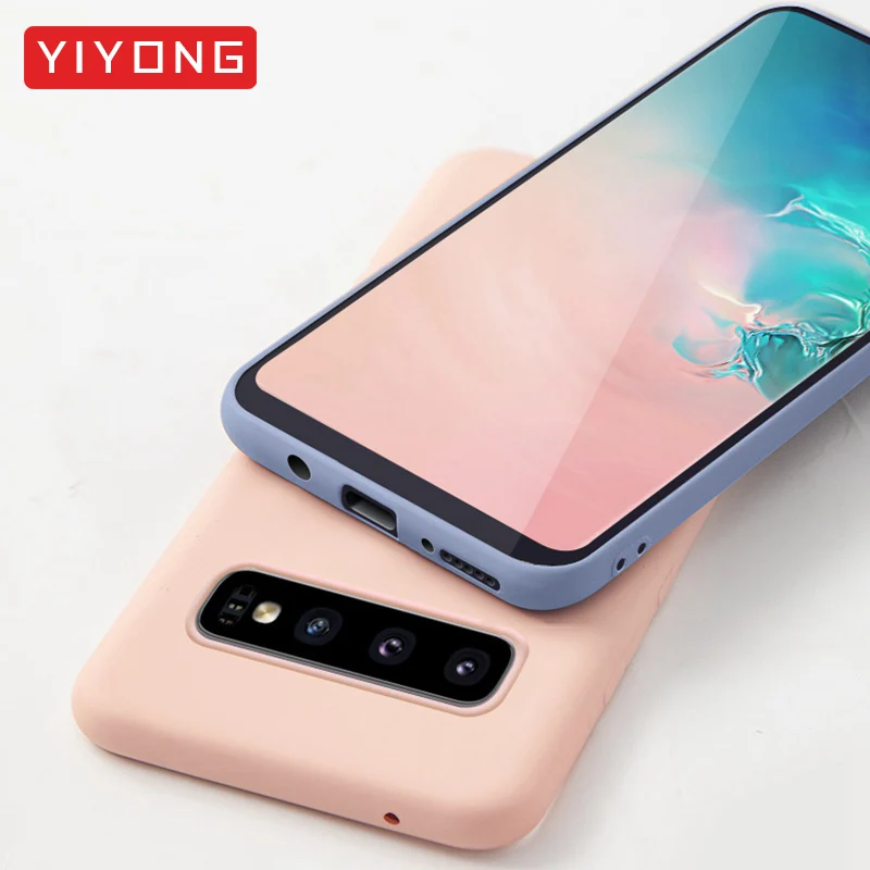 Чехол YIYONG для Samsung Galaxy Note 10 Plus 9 8 тонкий мягкий чехол из ТПУ жидкий силиконовый