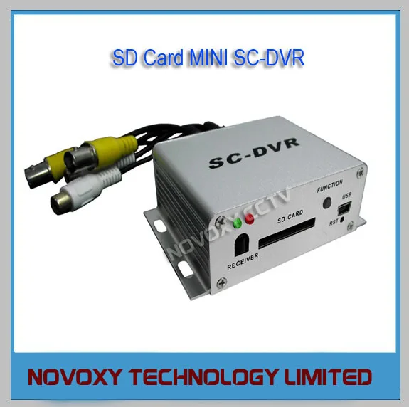 

Free Shipping Plug&Play 1Channel SD Card Mini Car Vehicle Bus Mobile CCTV DVR Digital Video Recorder AV Recorder Dual Stream