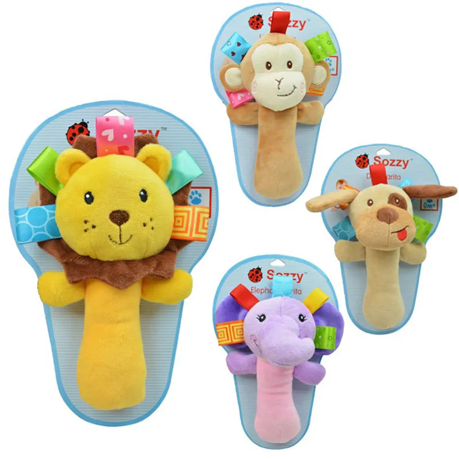 Sleep Toys For Babies Toy Baby Rattles Toy Rabbit Bear Elephant Teether