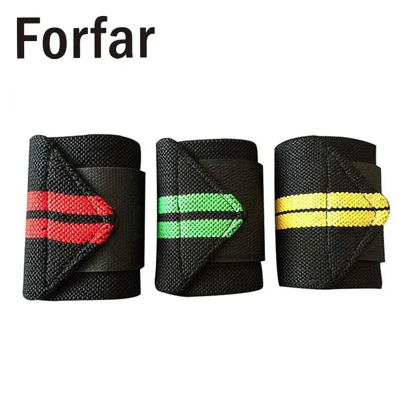 

Forfar 1PCS Hand Wraps Wrist Strap Weight Lifting Wrist Wraps Powerlifting Bodybuilding Breathable Wrist Support