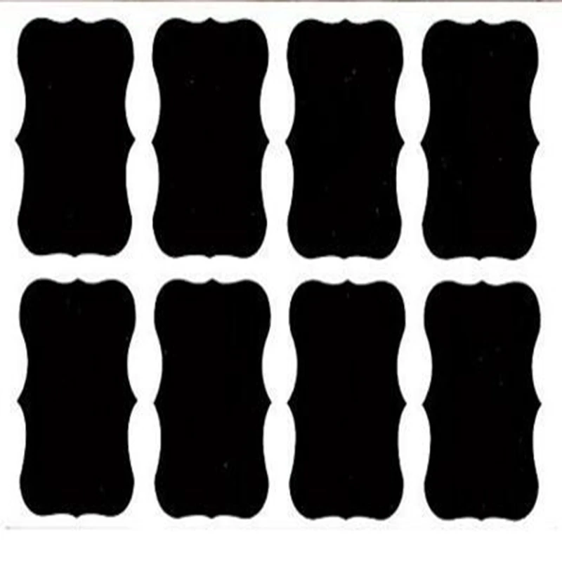 Chalkboard labels self-adhesive sticker labels peel and stick vinyl chalk label for kitchen mason jars or bottles decoration