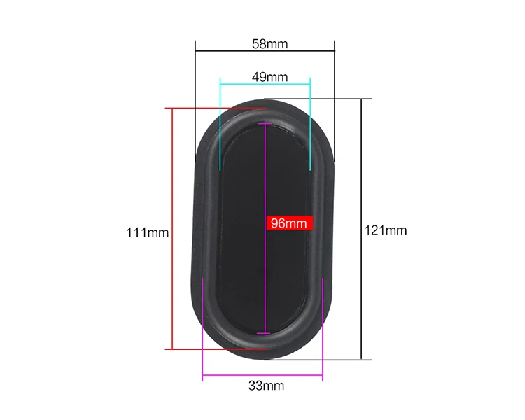 GHXAMP 2 шт. бас пассивный радиатор вибрационная мембрана резина для вспомогательный низкочастотный сабвуфер Портативный динамик домашний DIY